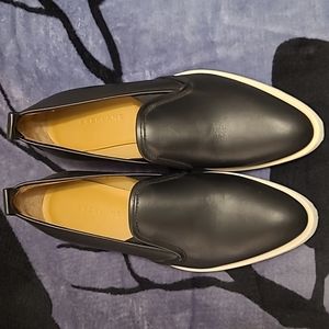 🦋Black Italian Leather Street Loafers 🦋